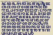 CONNECT ACROSS - GEOMETRIC FONT, a Sans Serif Font by 177Studio (Thumbnail 8 of 8)