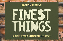 Finest Things – Handcrafted Font