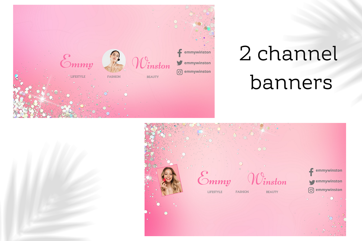 Youtube branding kit for Canva, a Social Media Template by Amiraliya (Photo 4 of 6)