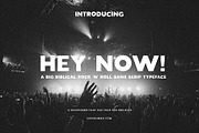 Hey Now | Sans Serif Font, a Sans Serif Font by Supersimbo © (Thumbnail 1 of 4)