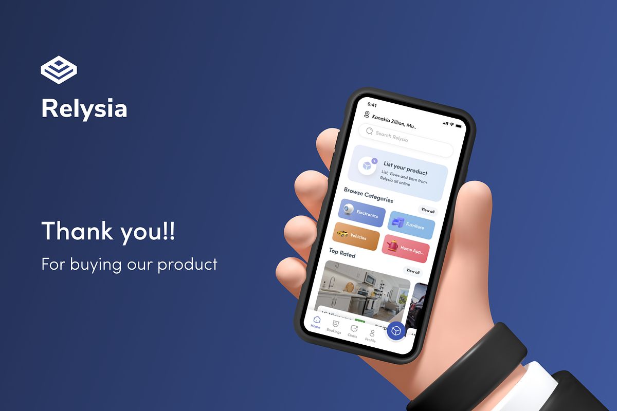 Relysia IOS App Design UI KIT