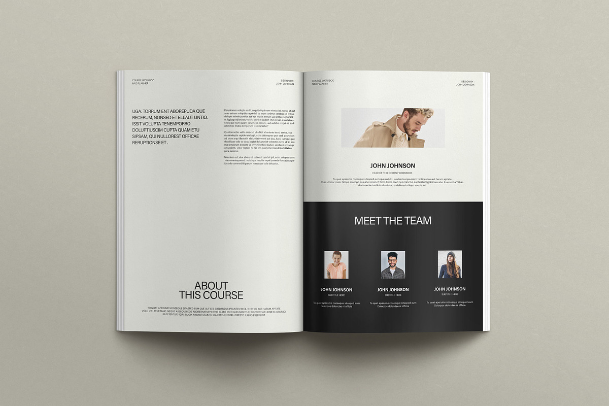 Course Workbook/E-book Template, a Brochure Template by Creatiya Type (Photo 6 of 8)