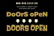 Big Gig Font, a Sans Serif Font by Price Foundry (Thumbnail 4 of 7)