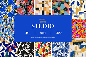 Cobalt Studio Abstract Patterns