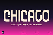 CS Chicago – Modern Sans Serif, a Sans Serif Font by Craft Supply Co. (Thumbnail 1 of 8)