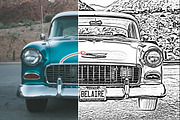 (50% off) Sketch Oil Paint Action, an Action Add-On by Linspace (Thumbnail 2 of 10)