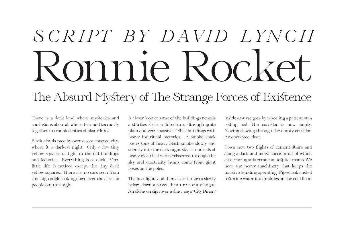 Annex — Display Font preview 5