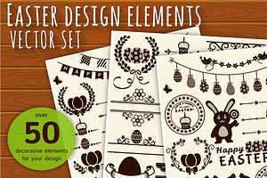 Easter Design Elements