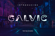 GALVIC, a Sans Serif Font by Kreabie (Thumbnail 1 of 4)
