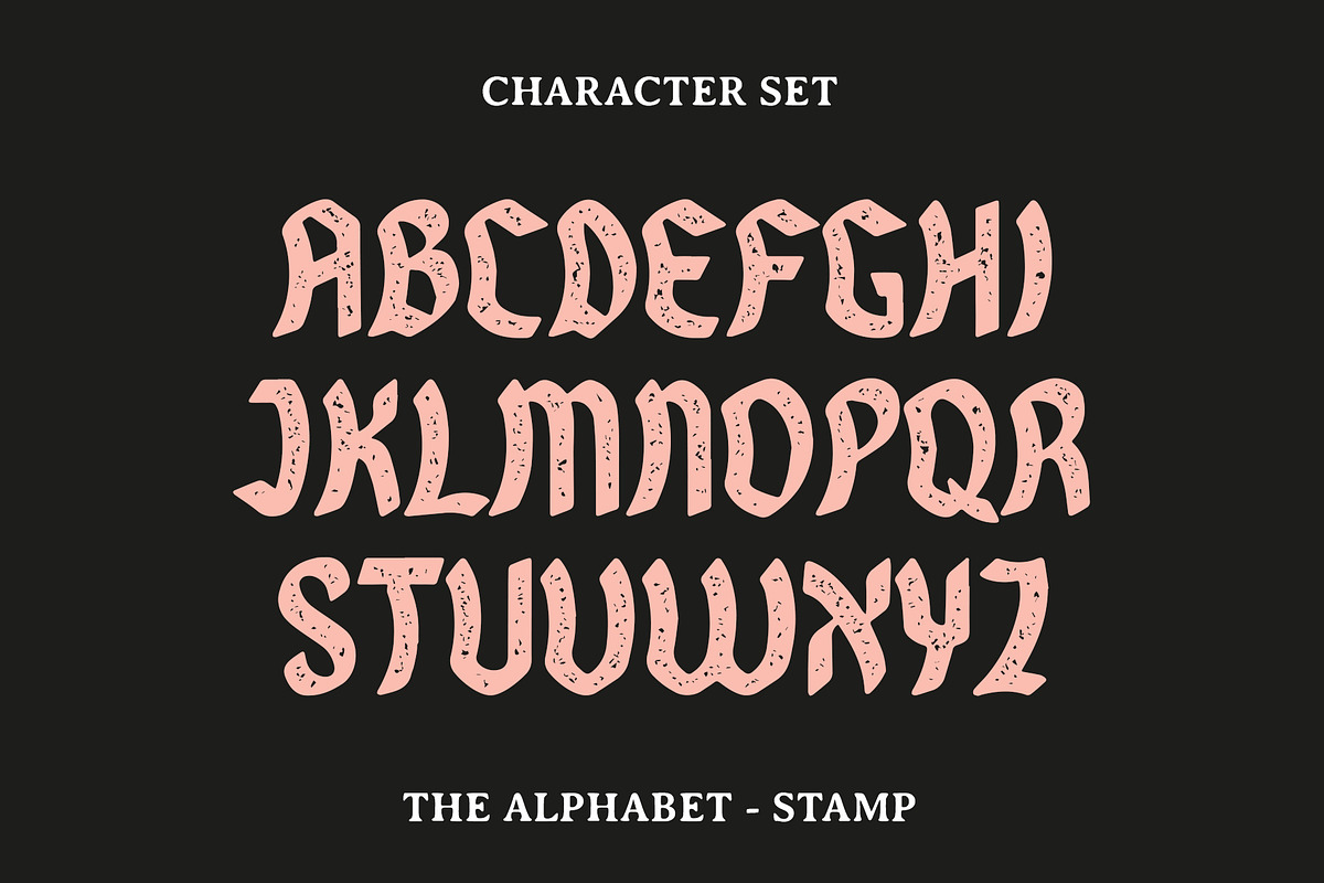 Adore Chaos- Blackletter Font, a Blackletter Font by ariodsgn (Photo 4 of 9)