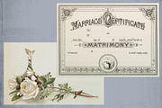 Antique Marriage Ephemera, a Texture Graphic by Blue Line Design (Thumbnail 2 of 11)