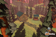 Pacific NW Forest: Toon Low Poly, an Environmental 3D Model by Pixel Landing (Thumbnail 2 of 13)
