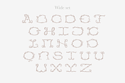 Royal Wedding Monograms font family, a Script Font by kaer_shop (Thumbnail 4 of 10)