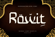 Rowit, a Serif Font by twinstd (Thumbnail 1 of 12)