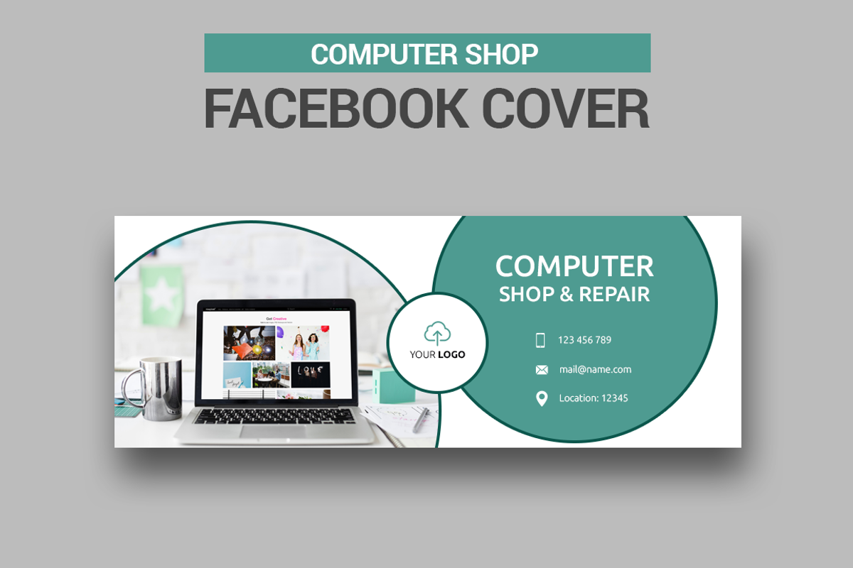 Computer Shop - Facebook Cover, a Social Media Template by Creatricks