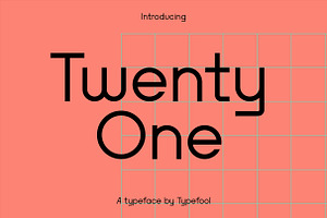 TwentyOne - Sans Serif Typeface