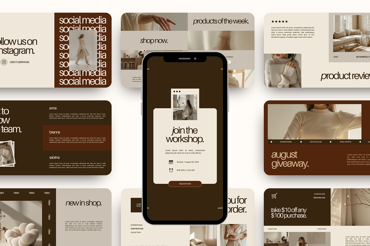 Email Marketing Newsletter Template, an Email Template by Branding Babe Co. (Photo 8 of 9)