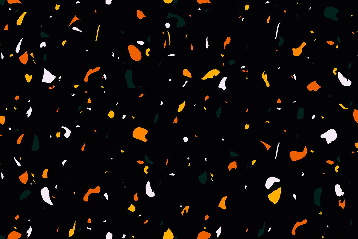 Dark Terrazzo Seamless Pattern, a Pattern Graphic by Krolja (Photo 2 of 5)