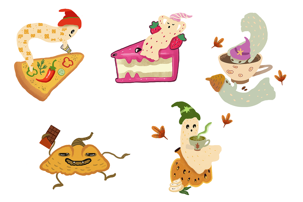 Spooky Kitchen Halloween Clipart, a Food Illustration by FaliushViktoriaArtist (Photo 13 of 17)
