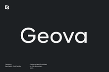 Geova: 16 Geometric Sans Fonts