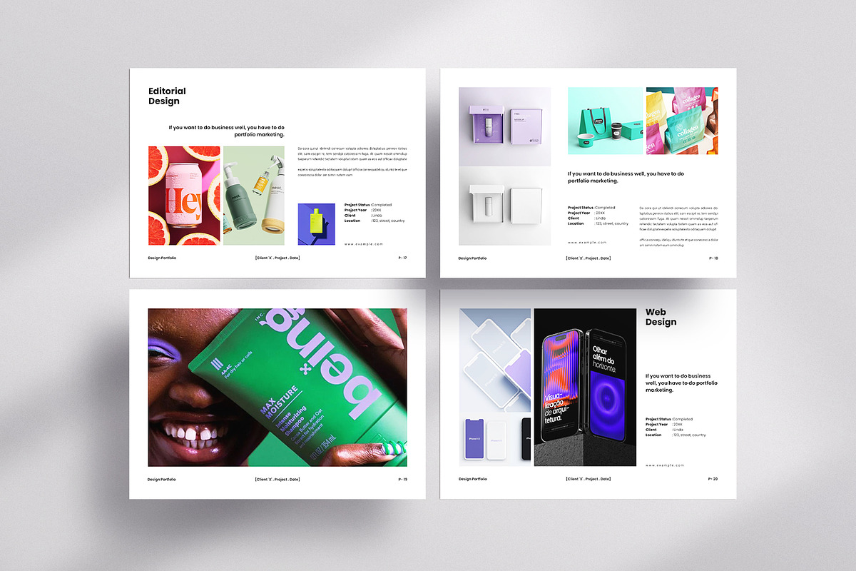 Graphic Design Portfolio Template, a Brochure Template by ArtisanaAura (Photo 8 of 14)