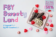 FSY Sweety Land Layer Font, a Font by FSY Creative Lab (Thumbnail 1 of 3)