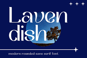 Lavendish - Modern Sans Serif Font