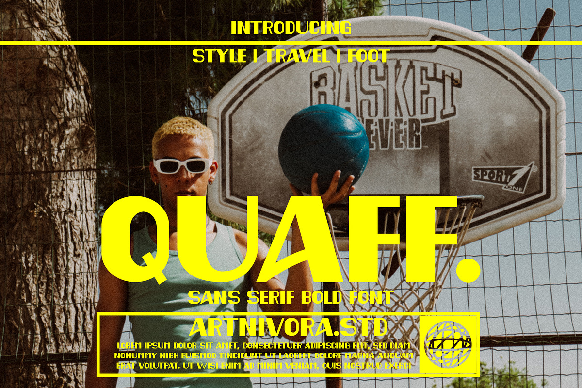 Quaff - Bold Font, a Serif Font by Artnivora.Std (Photo 1 of 4)