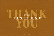 Baschone, a Serif Font by Drizy (Thumbnail 9 of 9)