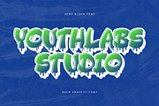 Aero Block - Bold Graffiti Font, a Handwritten Font by Youthlabs Studio (Thumbnail 15 of 15)