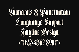 Wild Gothic - Blackletter Font