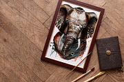 Set elephant fineart .4 styles, an Animal Illustration by art_mouse (Thumbnail 6 of 7)