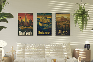 Travel City Posters