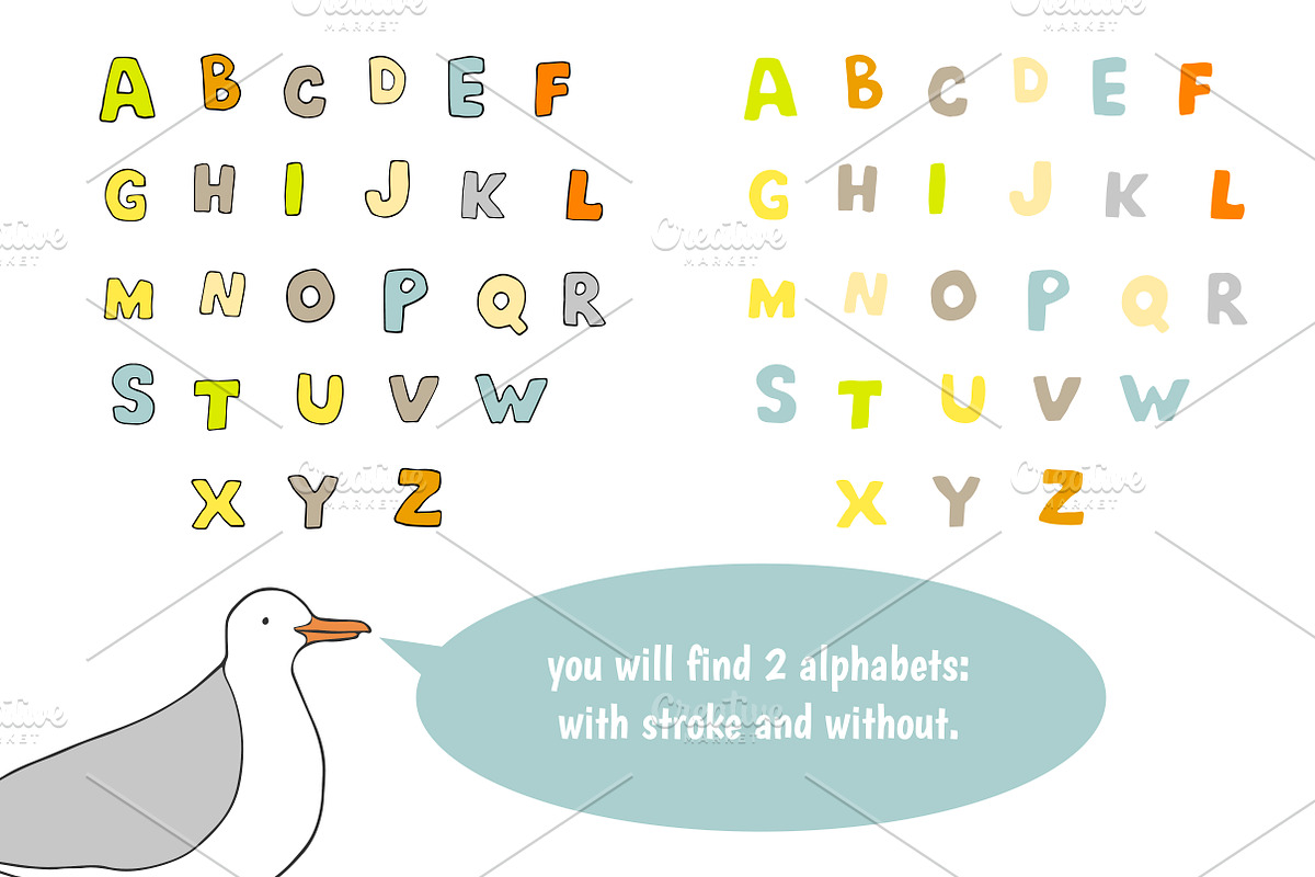 Cute Zoo Alphabet, an Animal Illustration by Anna Isaeva (Photo 5 of 5)