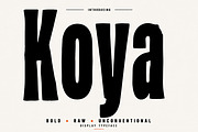 Koya - Display Typeface, a Slab Serif Font by Wow Magic (Thumbnail 3 of 4)