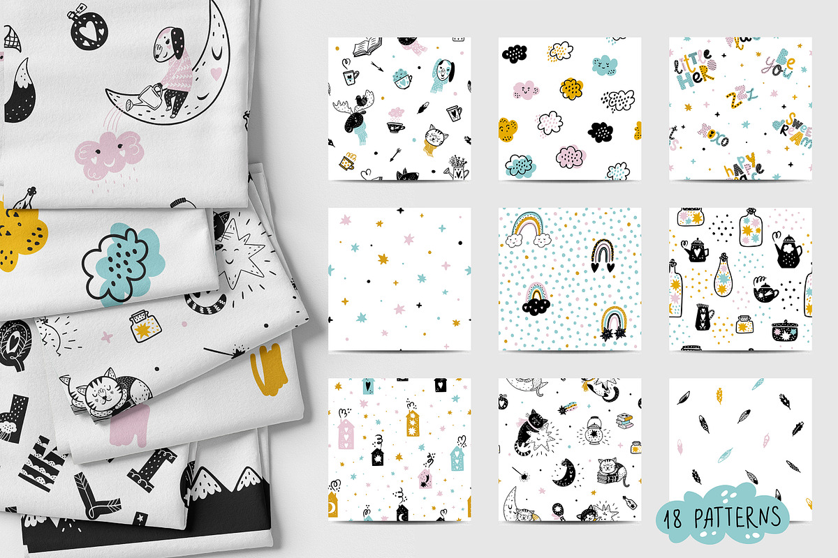 Scandinavian baby illustration, an Animal Illustration by OxanaTally (Photo 2 of 10)