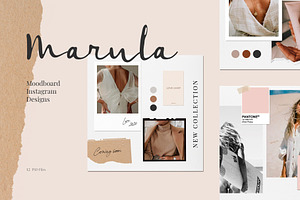 Marula - Moodboard Instagram Designs