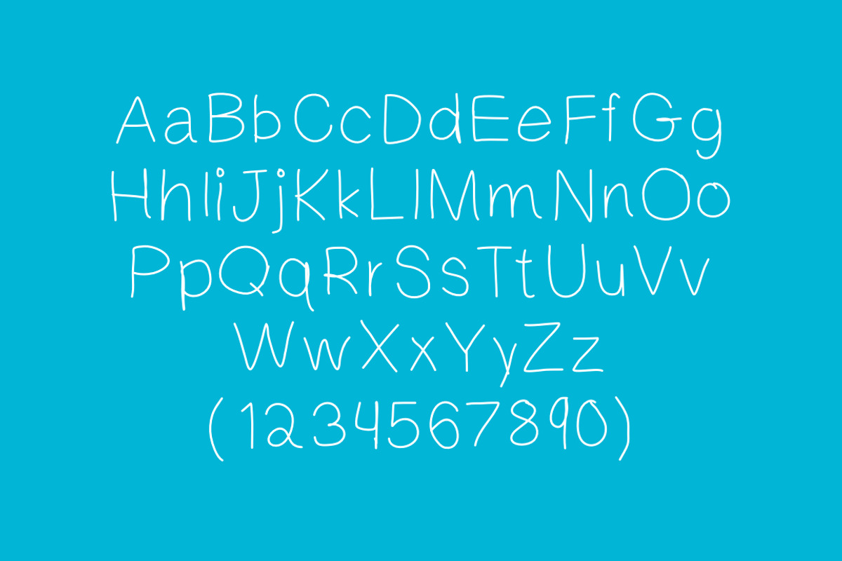 Quickly Handwritten Font preview 4