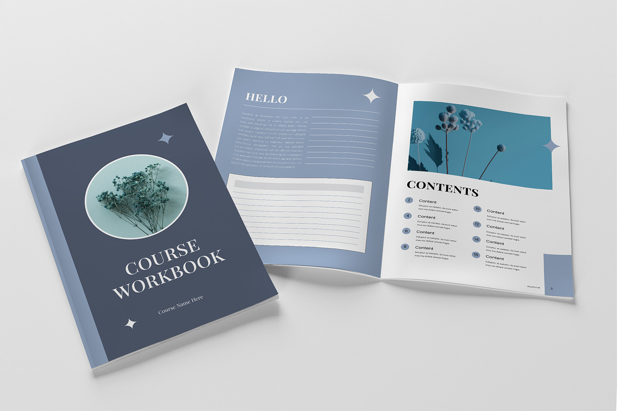 Daily Planner Simple Workbook, a Brochure Template by UICreative (Photo 2 of 5)