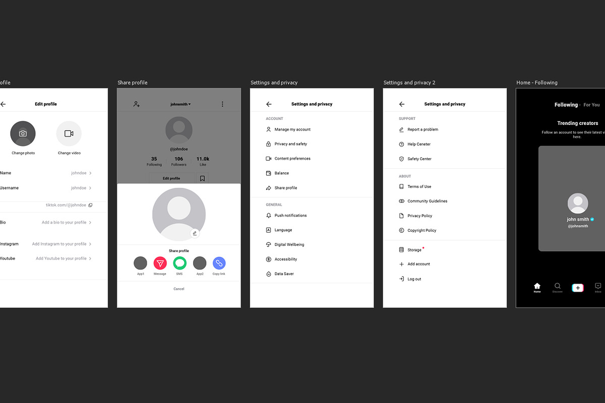 Tik Tok Mockup Template, a Device Mockup by Designer Dude (Photo 2 of 4)
