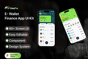Mega – E-Wallet App UI Kit Bundle, an UI Kit Template by DesignsLab (Thumbnail 5 of 5)