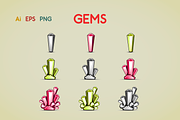 Gems, an Object Graphic by yurakr (Thumbnail 1 of 4)
