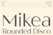 Mikea Rounded Disco, a Sans Serif Font by Craft Supply Co. (Thumbnail 1 of 8)