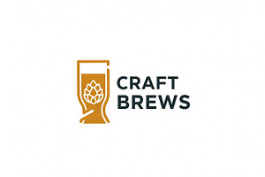 Craft Brews Logo, a Branding & Logo Template by Logocreative