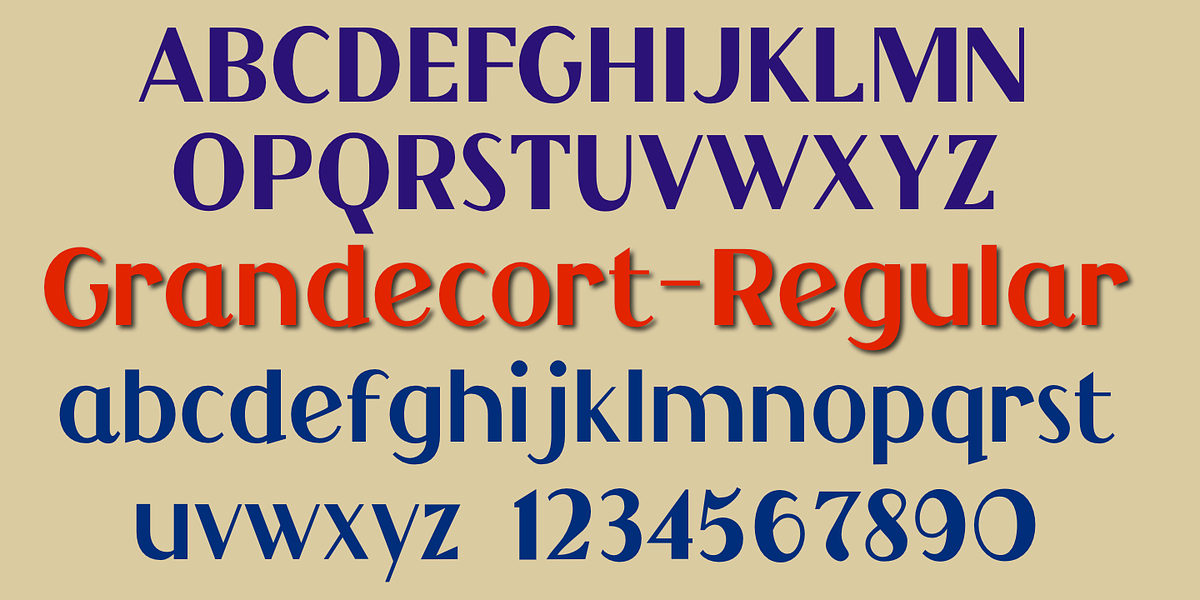 Grandecort, a Sans Serif Font by Ingrimayne Type (Photo 5 of 9)