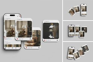 Realistic Social Media Mockup PSD, an Advertising Mockup by MA-KING_ART