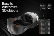 Apple 3D Vision Pro, an Object 3D Model by Illustraly Design (Thumbnail 5 of 8)