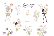 SPRING GARDEN - hand-painted Flowers, a Decorative Illustration by Youksy (Thumbnail 7 of 12)