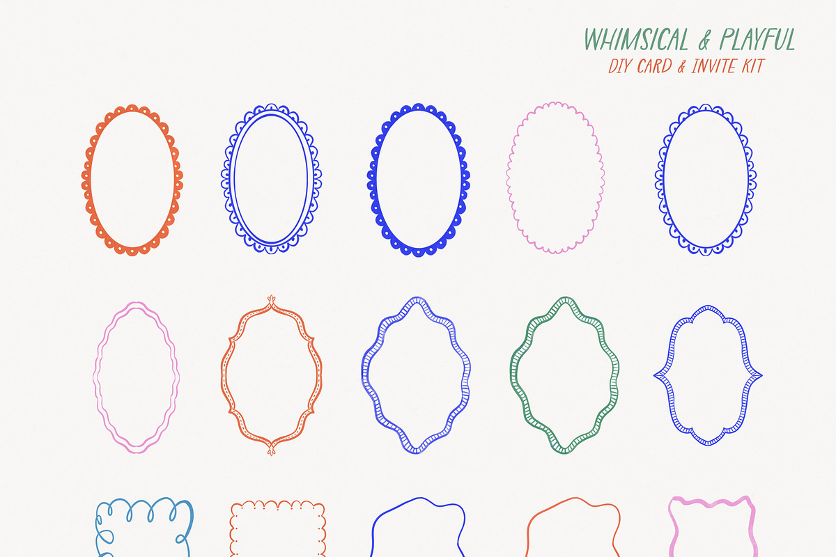 Whimsical Illustration & Frames, an Object Graphic by Essentially Nomadic (Photo 7 of 15)