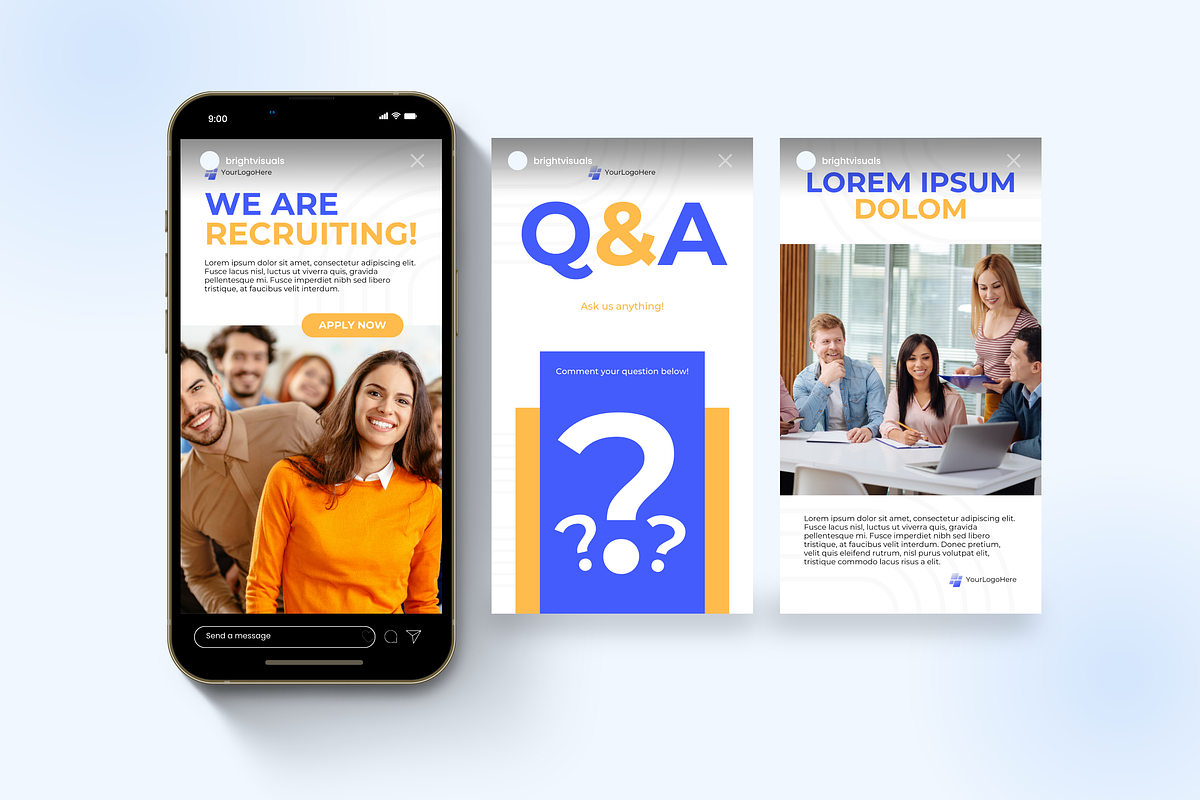 Social Media Kit | Posts and Banners, a Social Media Template by Studio B | Canva Template (Photo 8 of 11)